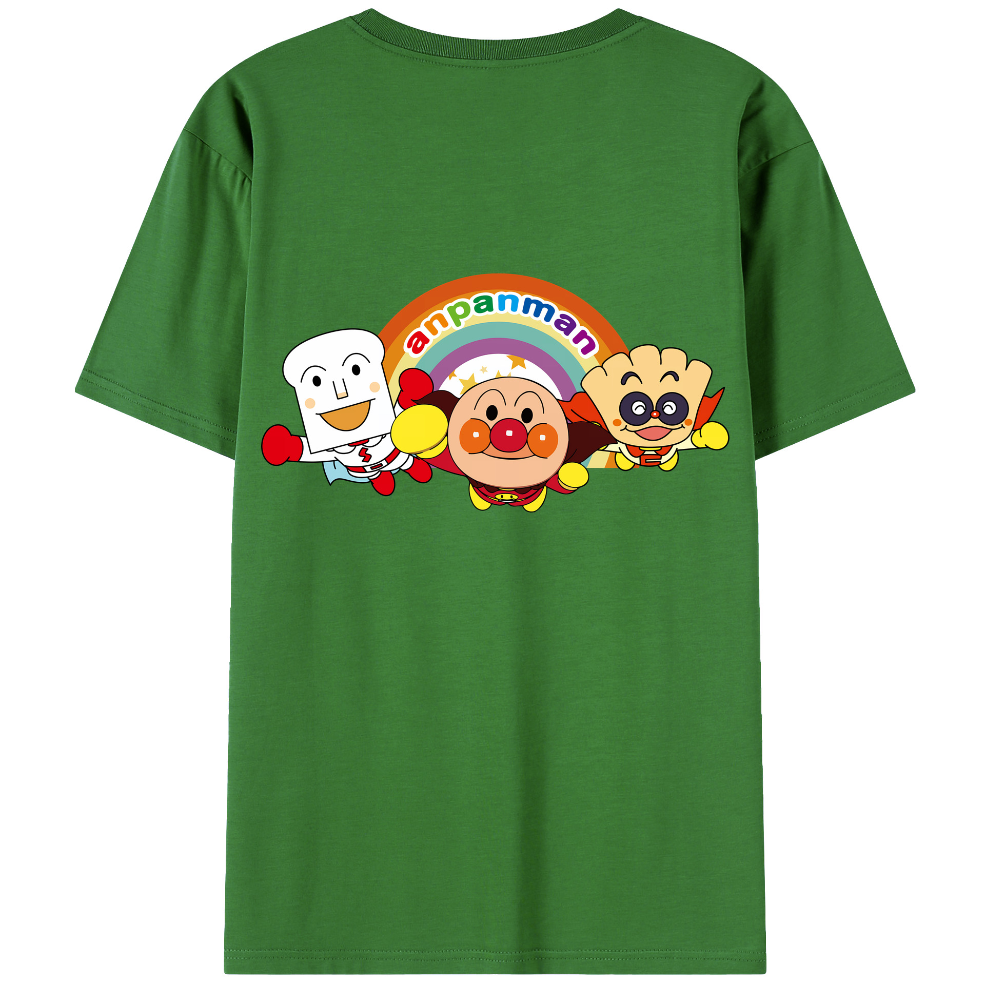 （画像用） アンパンマン Anpanman レディース半袖Tシャツ(バックプリント)
